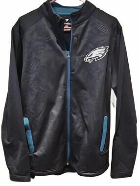 Philadelphia Eagles Fanatics Mens Longitude Latitude Full Zip Track Jacket L